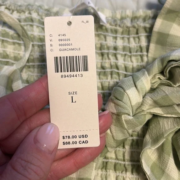 Anthropologie Mable smocked mini dress NWT - Picture 4 of 8